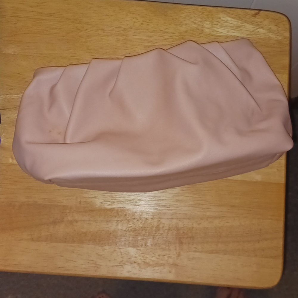Pink clutch purse